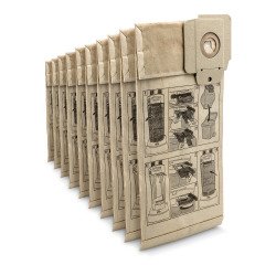 Kärcher - Sacs  filtrants papier, 10 Pièce(s), CV 30/1, CV 38/1, CV 38/2, CV 48/2