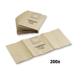 Kärcher - Sacs  filtrants papier, 200 Pièce(s), T 12/1