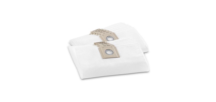 Kärcher - Sacs filtrants en non-tissé, 10 Pièce(s), BV 5/1, BVL 3/1 Bp, BVL 5/1 Bp, T 7/1, T 9/1