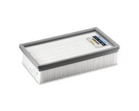 Kärcher - Filtre plissé plat Wet & Dry, fibre PES avec revêtement PTFE, étiquette bleue
