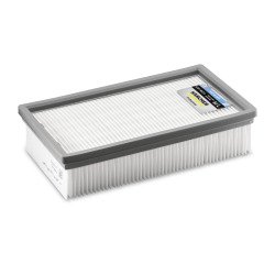 Kärcher - Filtre plissé plat Wet & Dry, fibre PES avec revêtement PTFE, étiquette bleue