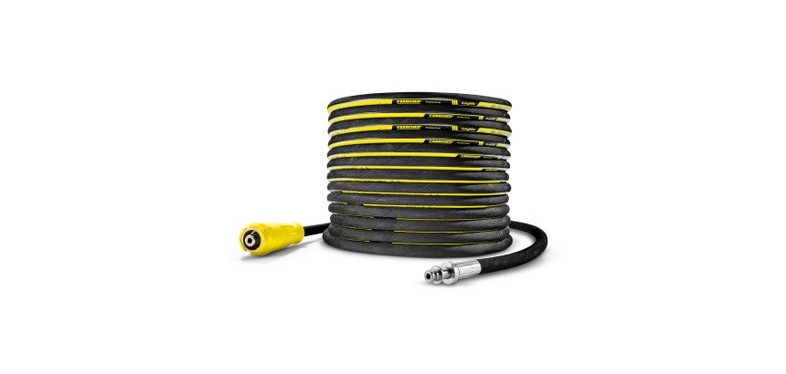 Kärcher - Flexible haute pression Longlife, 20 m, DN 8, 400 bar, 1 x EASY!Lock / 1 x raccord AVS pour tambour enrouleur