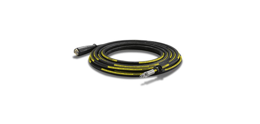 Kärcher - Flexible haute pression Longlife, 10 m, DN 8, 400 bar, 1 x M22 x 1,5 / 1 x raccord AVS pour tambour enrouleur