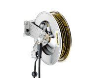 Kärcher - Enrouleur de flexible automatique, acier inoxydable avec support pivotant, 20 m