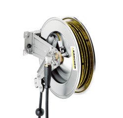 Kärcher - Enrouleur de flexible automatique, acier inoxydable avec support pivotant, 20 m