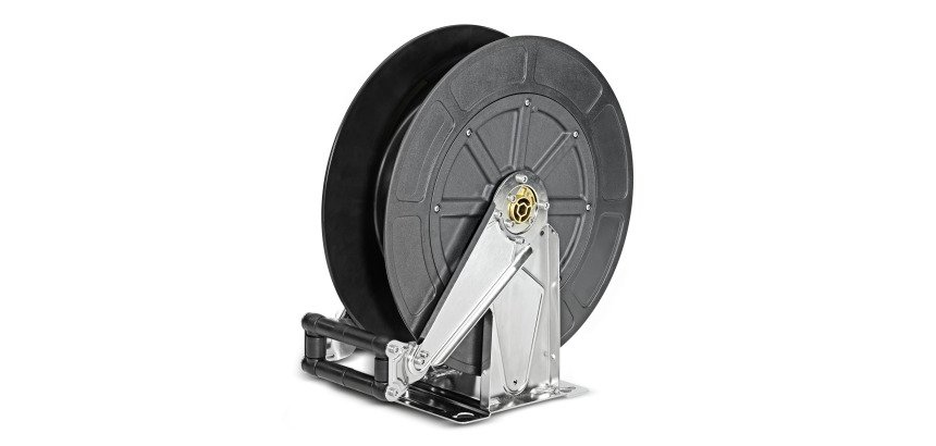 Kärcher - Enrouleur de flexible automatique en acier inoxydable/plastique, 20 m