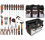Valise  à outils textile 22L équipée 36 outils- 44 x 18 x 28cm