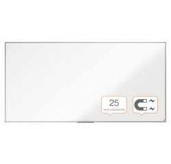Pizarra NOBO Essence acero vitrificado 2400X1200mm, blanco
