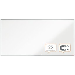 Pizarra NOBO Essence acero vitrificado 2400X1200mm, blanco
