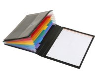 Trieur extensible A4 plastique Manager Viquel Rainbow Class - 6 compartiments