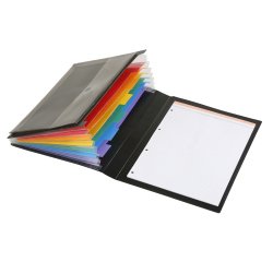 Trieur extensible A4 plastique Manager Viquel Rainbow Class - 6 compartiments
