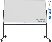 Tableau blanc rotatif émaillé UNITE PLUS 120x220cm - Legamaster