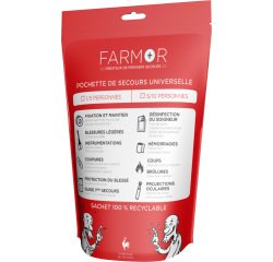 Pochette de secours  100 % Recyclable Universelle 1/5 personnes