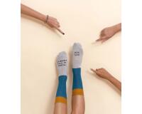 Calcetines "Levántate con el pie derecho" Smiley talla 36-41
