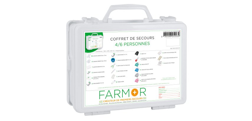 Coffret de secours Multirisques 4/6 personnes