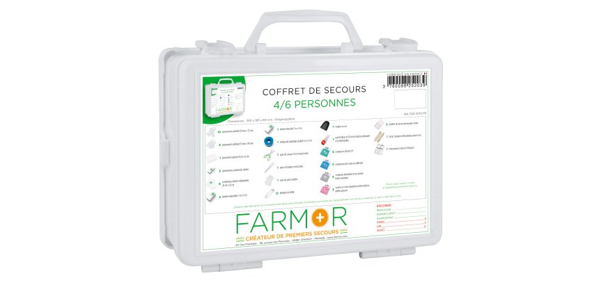 Coffret de secours Multirisques 4/6 personnes