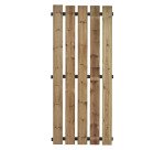 Abri ouvert 2 x 5 m Modèle tôle/bois