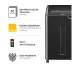 Destructora Trituradora de hojas Fellowes 485Ci corte en partículas de 4x30mm