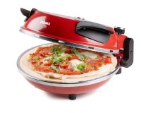 DOMO DO9284PZ Four à pizza « My Express Pizza » rouge - pierre en céramique