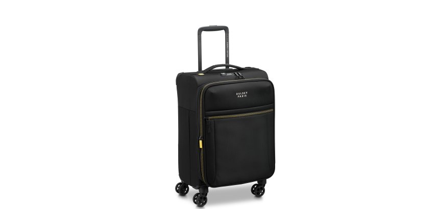 Brochant 3 valise cabine extensible 4 doubles roues 55 cm noir profond