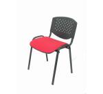 Silla confidente Pétrola - pack de  4 - Rojo