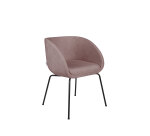 Chaise JULA, pieds métal noirs