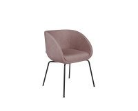 Chaise JULA, pieds métal noirs