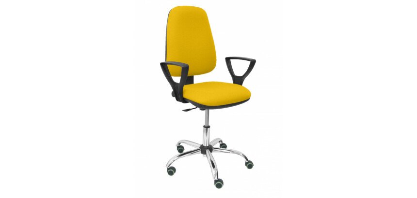 Silla Socovos bali amarillo brazos fijos