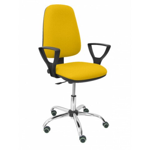 Silla Socovos bali amarillo brazos fijos - Amarillo