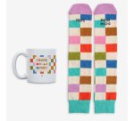 Kit Taza + Calcetines "Profe, molas mucho" 42-46
