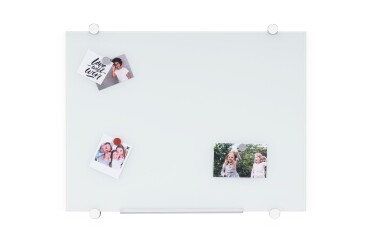 Pizarra vidrio magnetica blanco puro 900X600