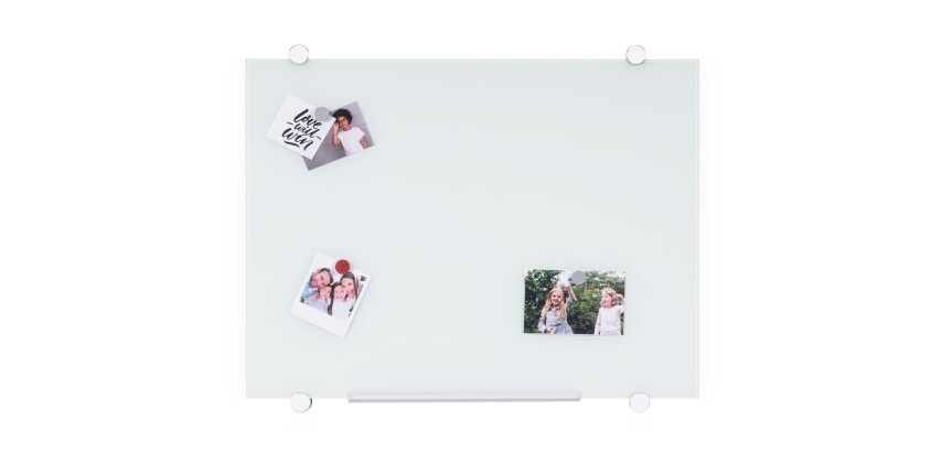 Pizarra vidrio magnetica blanco puro 900X600