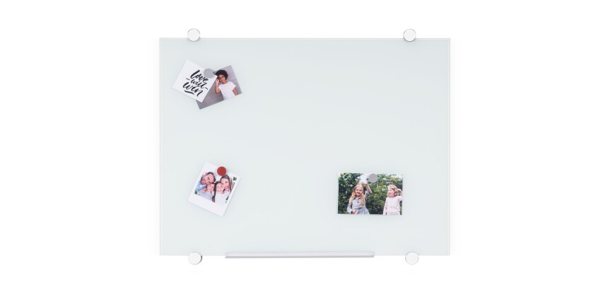 Pizarra vidrio magnetica blanco puro 900X600