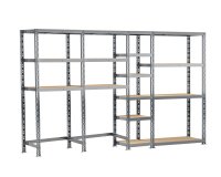 Rayonnage MODULO - Module 4 étagères - 16 plateaux