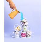 Taza "Un día eres joven y al otro estás que crujes" 350ml, cerámica 
