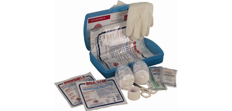 Kit pour les brûlures Easy Care  Burnshield - 14 pièces