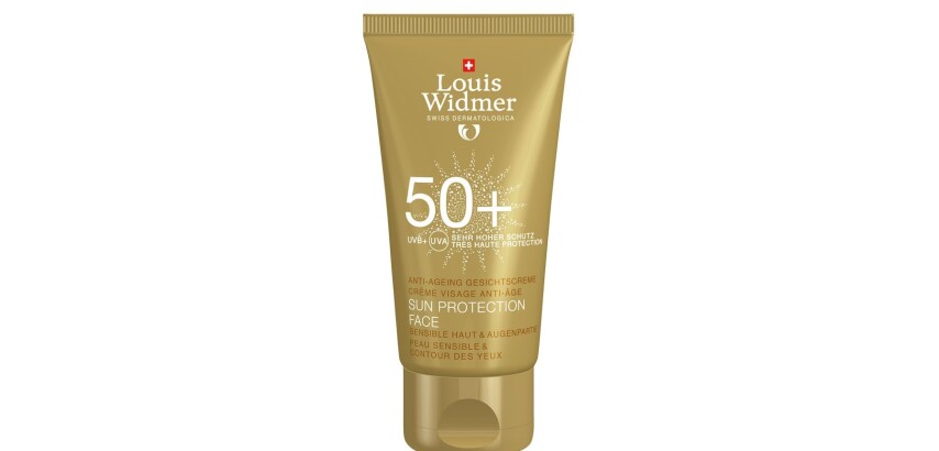 WIDMER Crème Solaire Visage 50 avec parfum - Tube 50 m