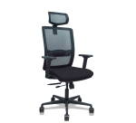 Silla de oficina Haches con reposabrazos 2D y cabecera