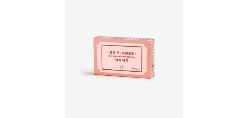 Vales "20 Planes que quiero hacer contigo mamá"
