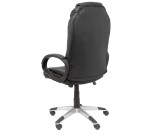 Argamasón Armchair in black faux leather