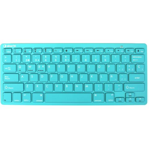 Silver HT Teclado inalámbrico colors edition turquesa