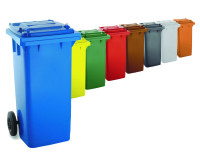Contenedor de residuos 120L Dahi. Apto recogida automática-selectiva.