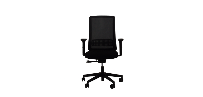 Ergonomic office chair AXIS - with 3D armrests - adjustable seat depth - Synchronous mechanism