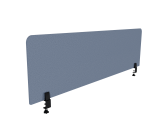 Ecran de séparation acoustique pour bureau Agathe Flexmute - avec fixations à pinces à étau H 50 cm