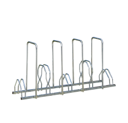 Râtelier 5 vélos avec 4 arceaux pour antivol