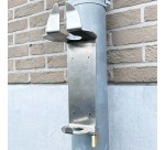 Stainless steel bracket & ABUS lock