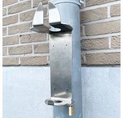 Stainless steel bracket & ABUS lock
