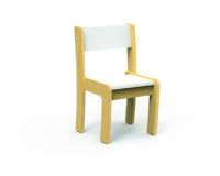 Chaise Fabiano Kids empilable en bois - Taille T2 - Ecole maternelle