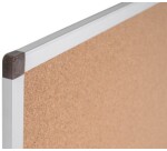 Ayda BioFusion Pizarra de corcho reciclado enmarcado en aluminio anodizado 45x60