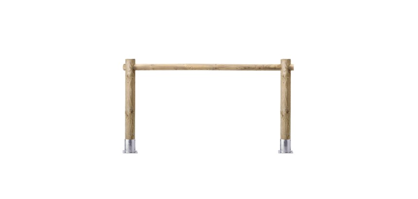 Barrière range vélo en bois Modèle initial